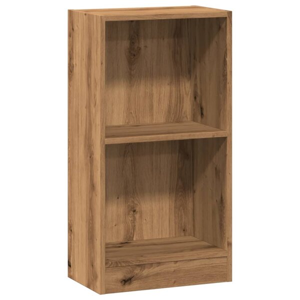 vidaXL Bibliothèque chêne artisanal 40x24x76 cm bois d'ingénierie
