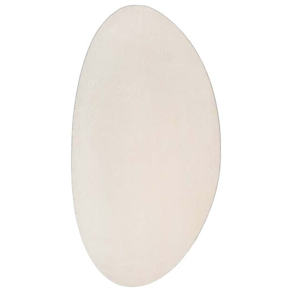 vidaXL Tapis Beige 100 x 200 cm Polyester