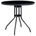 vidaXL Ensemble de bistro 5 Pièces noir et anthracite