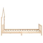 vidaXL Cadre de lit pour enfant 90x190 cm Bois de pin massif