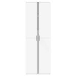 vidaXL Buffet haut blanc 60x35x180 cm bois d’ingénierie