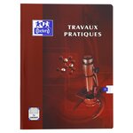 CahierTP 24x32cm piqûre 40 pages Seyès+40 pages unies coloris aléatoires OXFORD