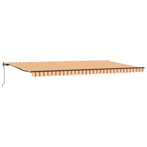 vidaXL Auvent Rétractable Jaune et Orange 600 × 350 cm