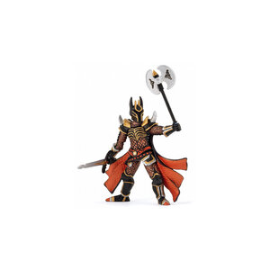 Chevalier Triple Hache avec Dragon des Ténèbres - Figurine de Collection