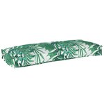 vidaXL Set de coussins de palette Floral 2 Pièces Motif de feuille