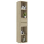 vidaXL Bibliothèque Chêne sonoma 36x30x171 cm Bois d'ingénierie