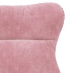 vidaXL Fauteuil Relaxant en Velours Rose