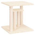 vidaXL Arbres à chat avec plates-formes crème 50 cm