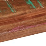 vidaXL Dessus de table 90x80x2 5 cm rectangulaire bois massif récupéré