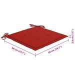 vidaXL Chaises de jardin et coussins lot de 8 Bois acacia solide Gris