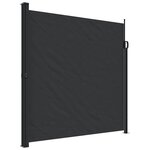 vidaXL Auvent latéral rétractable noir 200x300 cm