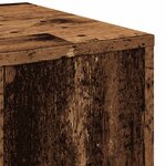 vidaXL Tables d'appoint 3 Pièces vieux bois bois d'ingénierie