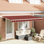 vidaXL Auvent Rétractable Multicolore 350 x 200 cm