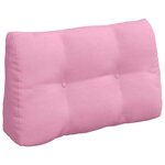 vidaXL Coussin de Dos Rose 80 x 24 x 50 cm tissu