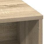 vidaXL Buffet avec LED Chêne Sonoma 71x34 5x75 cm Bois reconstitué