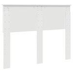 vidaXL Tête de lit Blanc Brillant 120 cm Bois d'ingénierie
