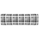vidaXL Canapé central palette de jardin Blanc Bois de pin imprégné
