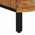 vidaXL Buffet avec étagère Marron 80 x 33 x 75 cm Bois d'acacia massif