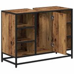 vidaXL Meuble de Lavabo de Salle de Bain Bois ancien 80 x 33 x 60 cm