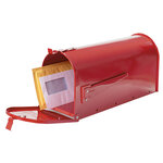 Boîte aux lettres style Américain en acier  USA Mail D-USA/R  Rouge