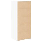 vidaXL Buffet haut blanc 50x42 5x124 cm bois d'ingénierie