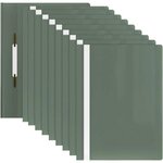 ACROPAQ 10 Classeurs de rapport A4- 10 Classeurs de présentation A4 en polypropylène- Vert pastel