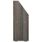 vidaXL Porte-revue pour enfants Gris et chêne sonoma Bois d’ingénierie