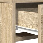 vidaXL Table de Toilette Marron 50 x 41 x 140 cm Bois d'ingénierie