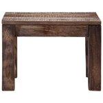 vidaXL Table basse 50x50x35 cm Bois de manguier massif