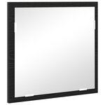 vidaXL Armoire de Rangement pour Salle de Bain - Chêne Noir Bois d'Ingénierie