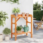 vidaXL Supports pour plantes Marron 75 x 40 x 90 cm Bois massif en pin