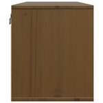 vidaXL Armoire murale Marron miel 80x30x35 cm Bois de pin massif