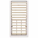 vidaXL Cadre de lit avec stockage Blanc 80 x 200 cm bois
