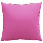 vidaXL Coussins Éparpillés 4 Pièces Rose 50 x 50 cm Tissu en Polyester