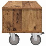 vidaXL Meuble TV Bois ancien 68 5 x 35 x 35 cm Bois d'ingénierie