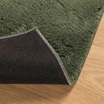 vidaXL Tapis doux à poils moyens et lavable HUARTE Vert forêt