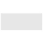 vidaXL Armoire murale de bain blanc 100x25x40 cm bois d'ingénierie