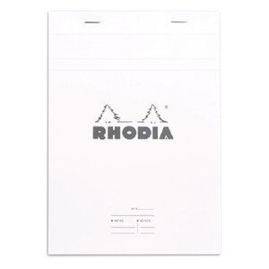 Bloc-Notes Agrafé Meeting N°16 White - A5 14.8x21 - 80 Feuilles Détachables