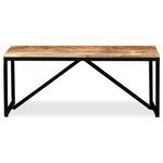 Banc banquette 110 x 35 x 45 cm bois de manguier massif 02_0021235