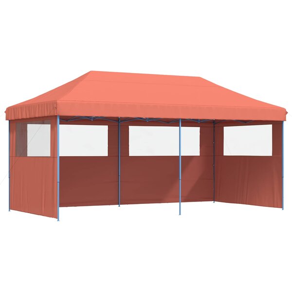 vidaXL Tente de fête 292 x 580 x 315 cm Terre cuite Tissu Oxford