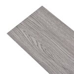 vidaXL Dalles de plancher PVC autoadhésif 5 21 m² 2 mm gris foncé
