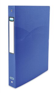 Classeur 4 anneaux ronds Osmose A4 en polypropylène, Dos 40 mm Capacité 250 feuilles - Bleu opaque