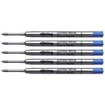 Mine Jumbo Pour Stylo Bille Pointe Moyenne Bleu x 5 ROTRING