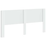 vidaXL Tête de lit Blanc Bois d'ingénierie