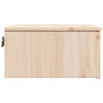 vidaXL Table de chevet avec tiroir 2 Pièces Marron 37 x 35 x 18 5 cm