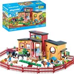 PLAYMOBIL 71599 - Pension des animaux avec soigneurs et enfant