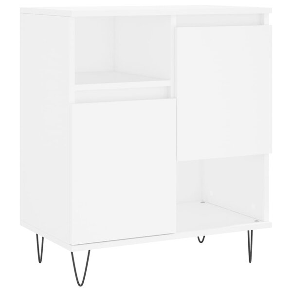 vidaXL Buffet Blanc 60x35x70 cm Bois d'ingénierie
