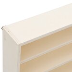 vidaXL Vitrine de collection en bois avec 6 étagères 80x8 5x55 cm