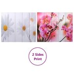 vidaXL Cloison de séparation pliable 200 x 170 cm Fleur