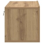 vidaXL Ensemble meuble TV Chêne Artisanal MDF  Placage Moyen Meuble TV